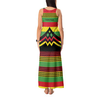 Hawaii Ku Kia'i Mauna Personalized Tank Maxi Dress Hawaiian Kanaka Maoli Motif LT9 - Polynesian Pride