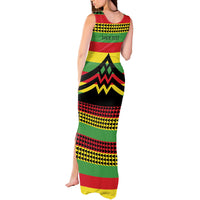 Hawaii Ku Kia'i Mauna Personalized Tank Maxi Dress Hawaiian Kanaka Maoli Motif LT9 - Polynesian Pride