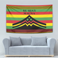 Hawaii Ku Kia'i Mauna Tapestry Hawaiian Kanaka Maoli Motif