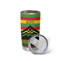 Hawaii Ku Kia'i Mauna Personalized Tumbler Cup Hawaiian Kanaka Maoli Motif LT9 - Polynesian Pride