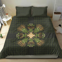 Hawaii Ohia Lehua Squares Bedding Set Hawaiian Quilt Inspired Floral Pattern