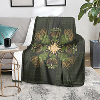 Hawaii Ohia Lehua Squares Blanket Hawaiian Quilt Inspired Floral Pattern