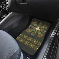 Hawaii Ohia Lehua Squares Car Mats Hawaiian Quilt Inspired Floral Pattern LT9 - Polynesian Pride
