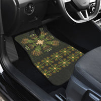 Hawaii Ohia Lehua Squares Car Mats Hawaiian Quilt Inspired Floral Pattern LT9 - Polynesian Pride