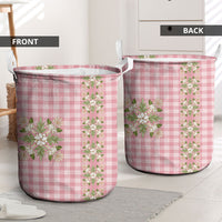 Akala Hamele Hawai'i Palaka Squares Maile Leaf Laundry Basket Flowers Hawaiian Quilt Patterns
