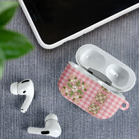 Akala Hamele Hawai'i Palaka Squares Maile Leaf AirPods Case Flowers Hawaiian Quilt Patterns