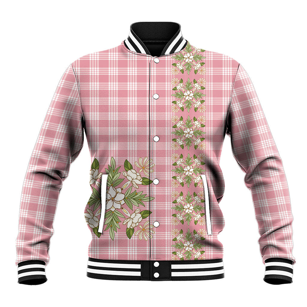 Akala Hamele Hawai'i Palaka Squares Maile Leaf Baseball Jacket Flowers Hawaiian Quilt Patterns