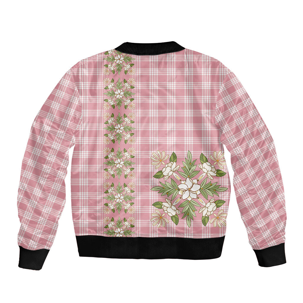 Akala Hamele Hawai'i Palaka Squares Maile Leaf Bomber Jacket Flowers Hawaiian Quilt Patterns