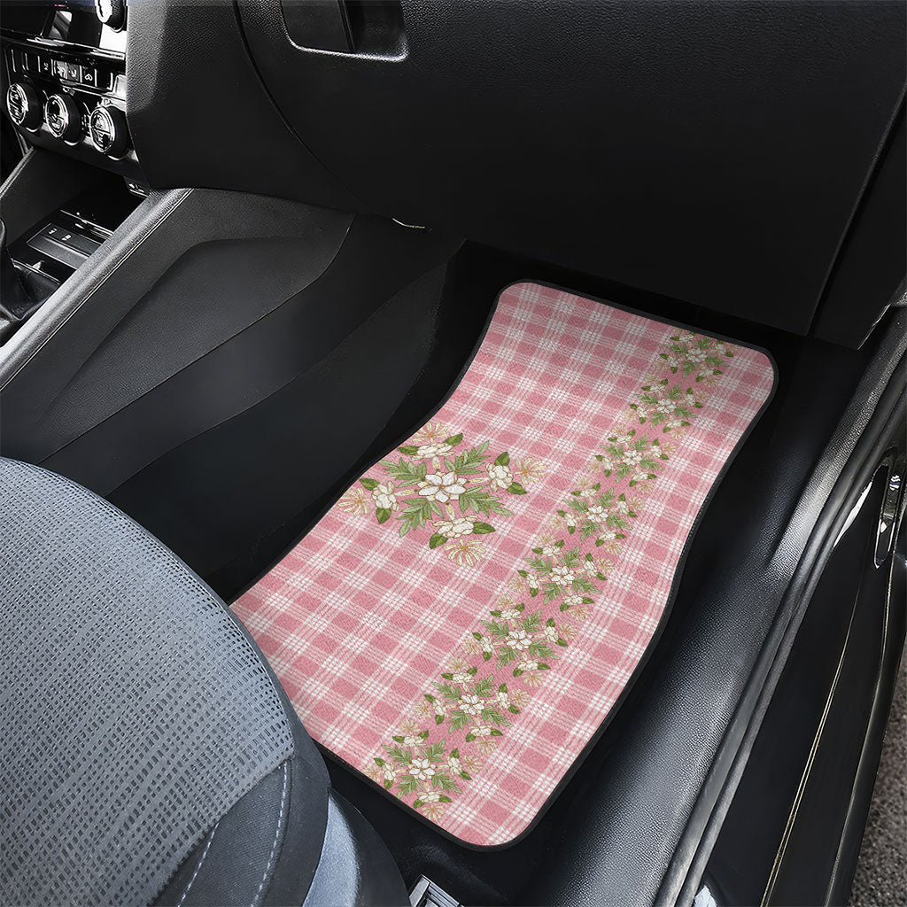 Akala Hamele Hawai'i Palaka Squares Maile Leaf Car Mats Flowers Hawaiian Quilt Patterns