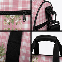 Akala Hamele Hawai'i Palaka Squares Maile Leaf Duffle Bag Flowers Hawaiian Quilt Patterns LT9 - Polynesian Pride
