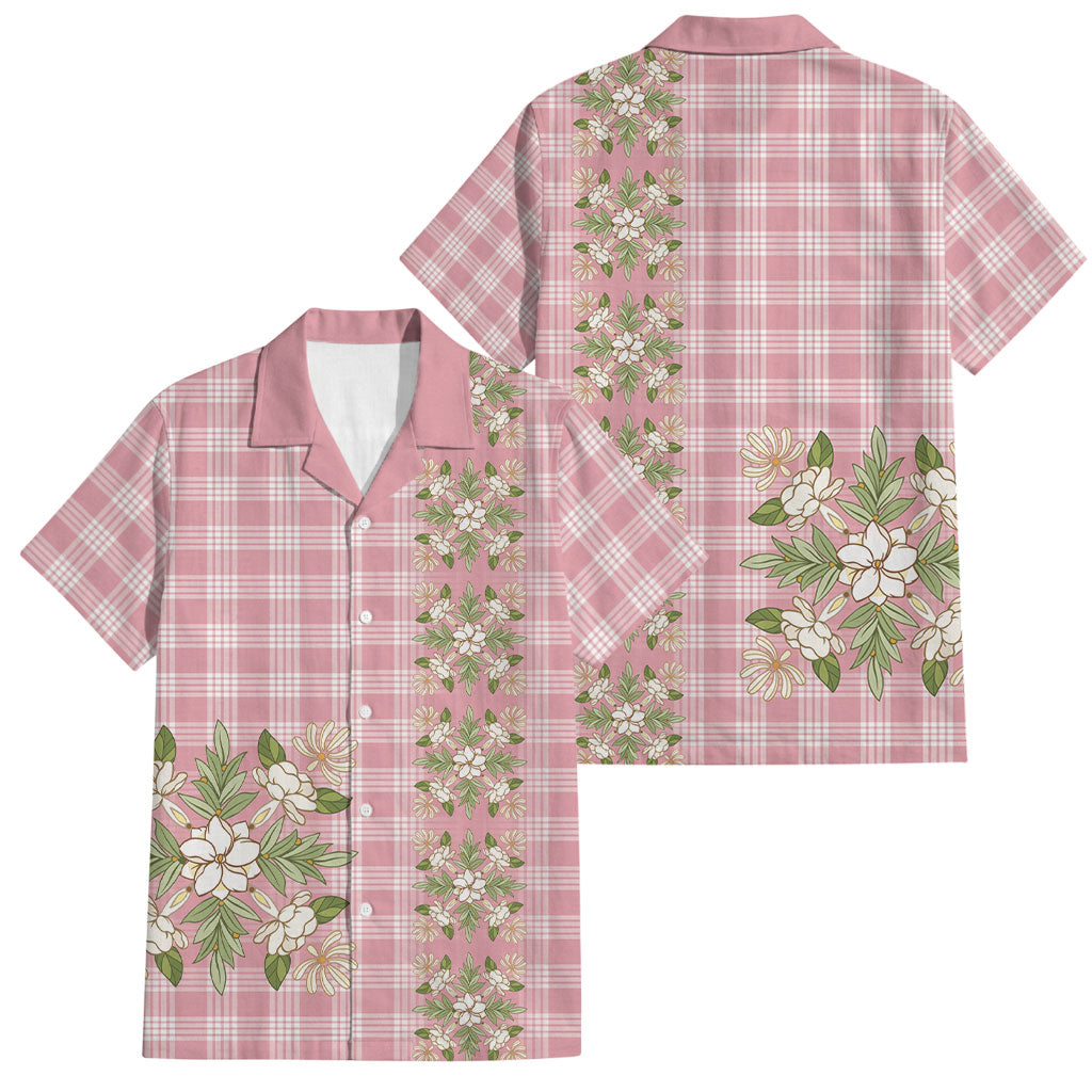 Akala Hamele Hawai'i Palaka Squares Maile Leaf Family Matching Short Sleeve Bodycon Dress and Hawaiian Shirt Flowers Hawaiian Quilt Patterns