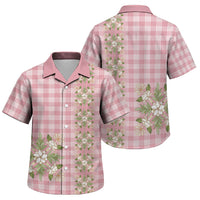 Akala Hamele Hawai'i Palaka Squares Maile Leaf Family Matching Tank Maxi Dress and Hawaiian Shirt Flowers Hawaiian Quilt Patterns