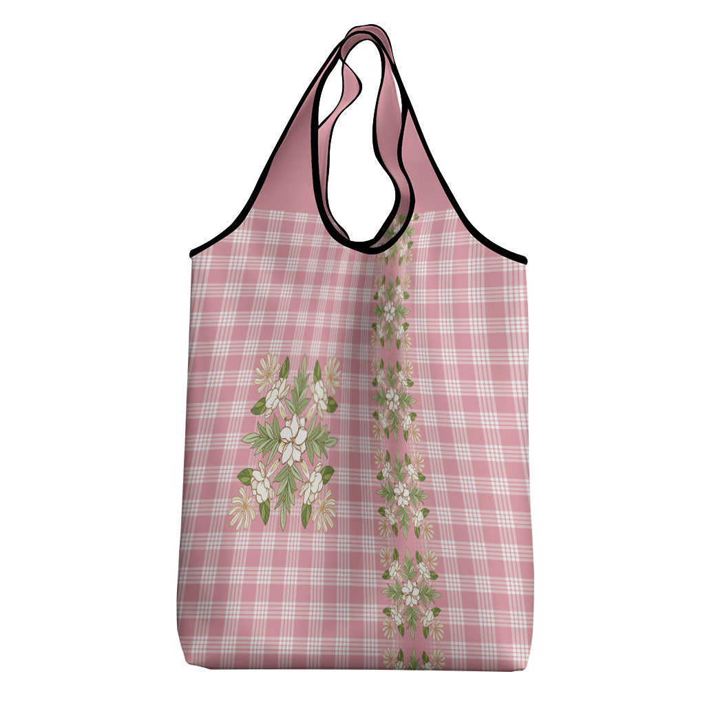 Akala Hamele Hawai'i Palaka Squares Maile Leaf Grocery Bag Flowers Hawaiian Quilt Patterns