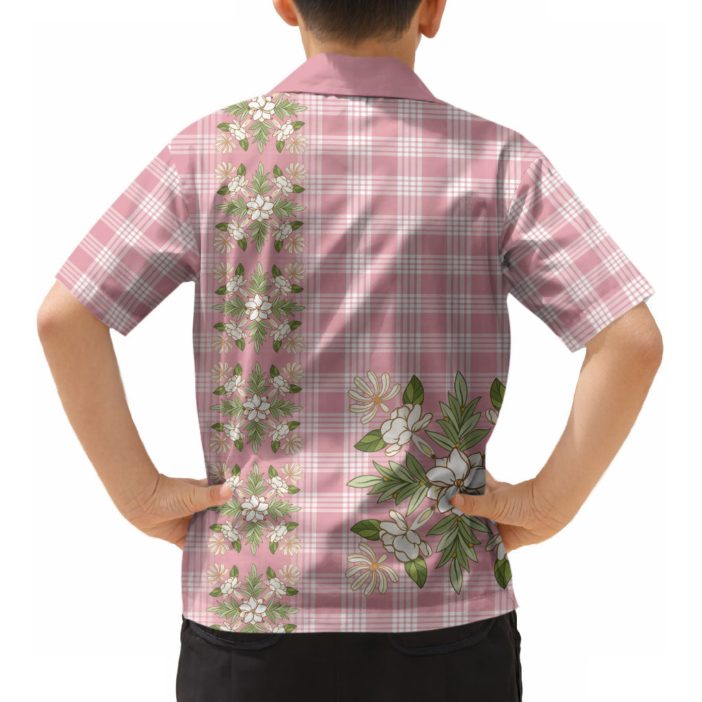 Akala Hamele Hawai'i Palaka Squares Maile Leaf Kid Hawaiian Shirt Flowers Hawaiian Quilt Patterns