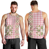 Akala Hamele Hawai'i Palaka Squares Maile Leaf Men Tank Top Flowers Hawaiian Quilt Patterns