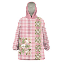 Akala Hamele Hawai'i Palaka Squares Maile Leaf Wearable Blanket Hoodie Flowers Hawaiian Quilt Patterns