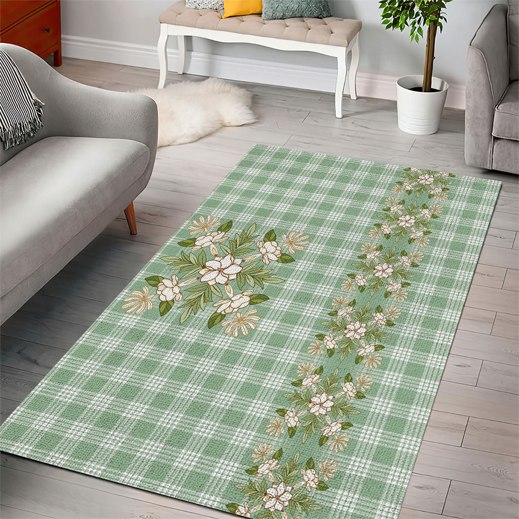 Liko Kukui Hawai'i Palaka Squares Maile Leaf Area Rug Flowers Hawaiian Quilt Patterns