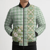 Liko Kukui Hawai'i Palaka Squares Maile Leaf Bomber Puffer Jacket Flowers Hawaiian Quilt Patterns