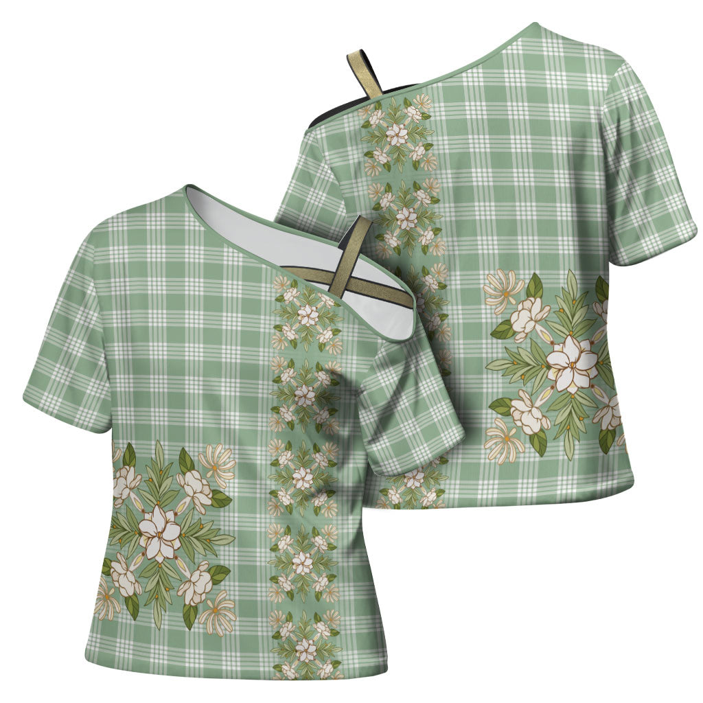 Liko Kukui Hawai'i Palaka Squares Maile Leaf Cross Shoulder Shirt Flowers Hawaiian Quilt Patterns