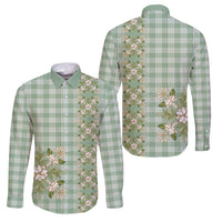Liko Kukui Hawai'i Palaka Squares Maile Leaf Family Matching Tank Maxi Dress and Hawaiian Shirt Flowers Hawaiian Quilt Patterns