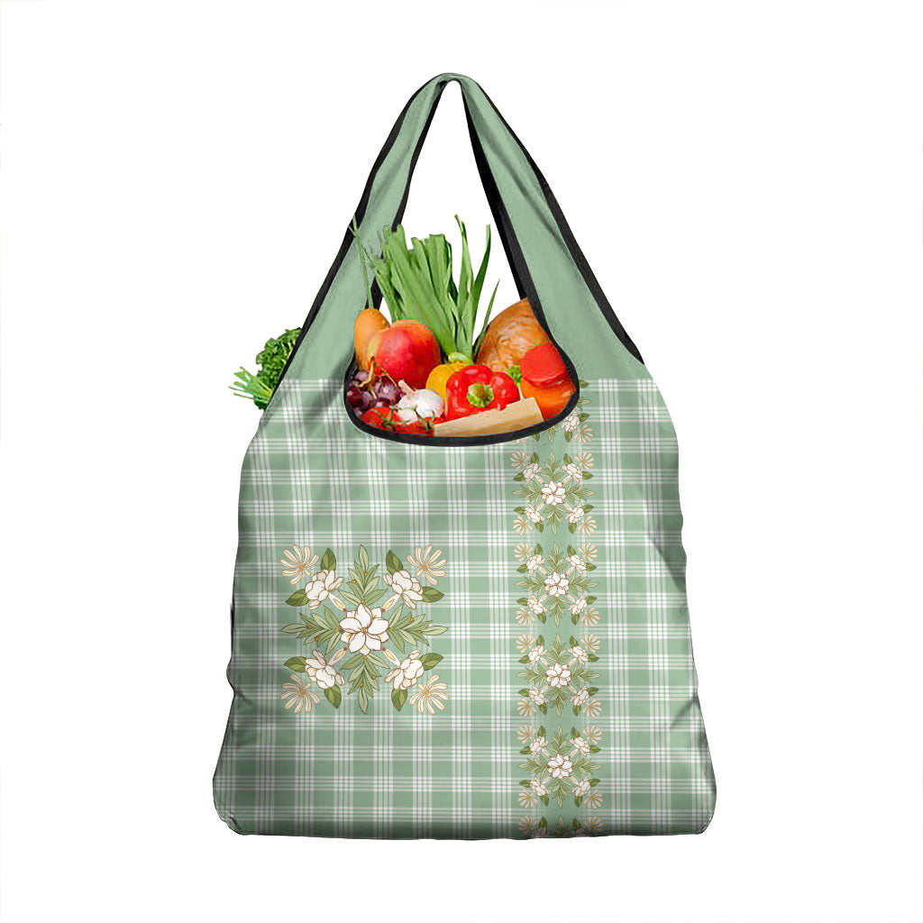 Liko Kukui Hawai'i Palaka Squares Maile Leaf Grocery Bag Flowers Hawaiian Quilt Patterns
