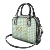 Liko Kukui Hawai'i Palaka Squares Maile Leaf Shoulder Handbag Flowers Hawaiian Quilt Patterns