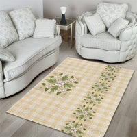 Melemele Ahiahia Hawai'i Palaka Squares Maile Leaf Area Rug Flowers Hawaiian Quilt Patterns