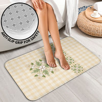 Melemele Ahiahia Hawai'i Palaka Squares Maile Leaf Bathroom Set Flowers Hawaiian Quilt Patterns