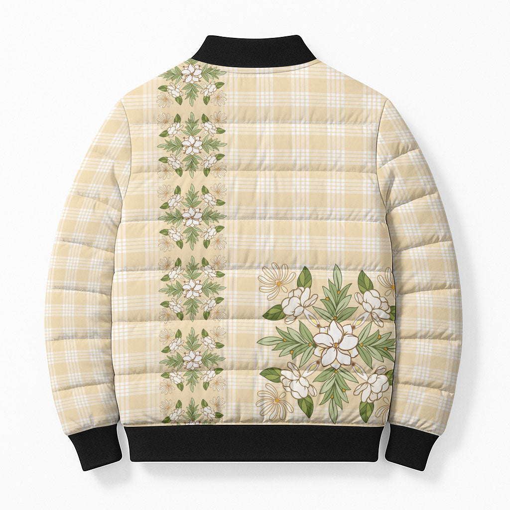 Melemele Ahiahia Hawai'i Palaka Squares Maile Leaf Bomber Puffer Jacket Flowers Hawaiian Quilt Patterns