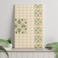 Melemele Ahiahia Hawai'i Palaka Squares Maile Leaf Canvas Wall Art Flowers Hawaiian Quilt Patterns