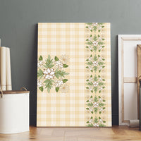 Melemele Ahiahia Hawai'i Palaka Squares Maile Leaf Canvas Wall Art Flowers Hawaiian Quilt Patterns