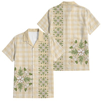 Melemele Ahiahia Hawai'i Palaka Squares Maile Leaf Family Matching Puletasi and Hawaiian Shirt Flowers Hawaiian Quilt Patterns