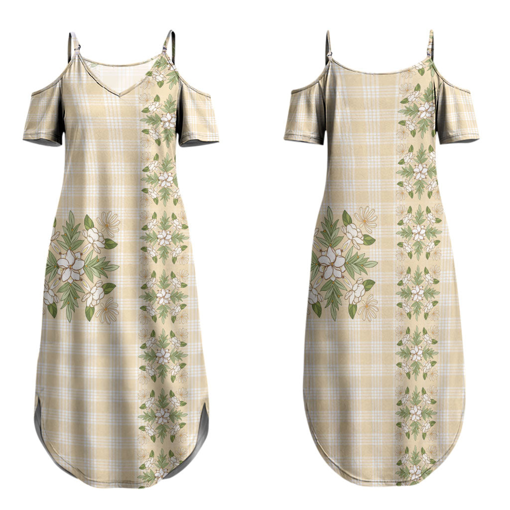 Melemele Ahiahia Hawai'i Palaka Squares Maile Leaf Family Matching Summer Maxi Dress and Hawaiian Shirt Flowers Hawaiian Quilt Patterns