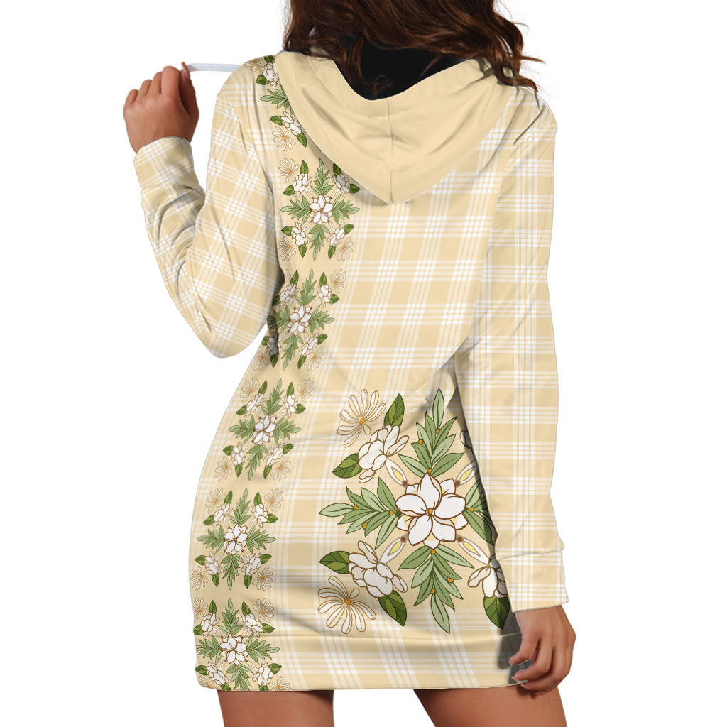 Melemele Ahiahia Hawai'i Palaka Squares Maile Leaf Hoodie Dress Flowers Hawaiian Quilt Patterns