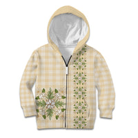 Melemele Ahiahia Hawai'i Palaka Squares Maile Leaf Kid Hoodie Flowers Hawaiian Quilt Patterns