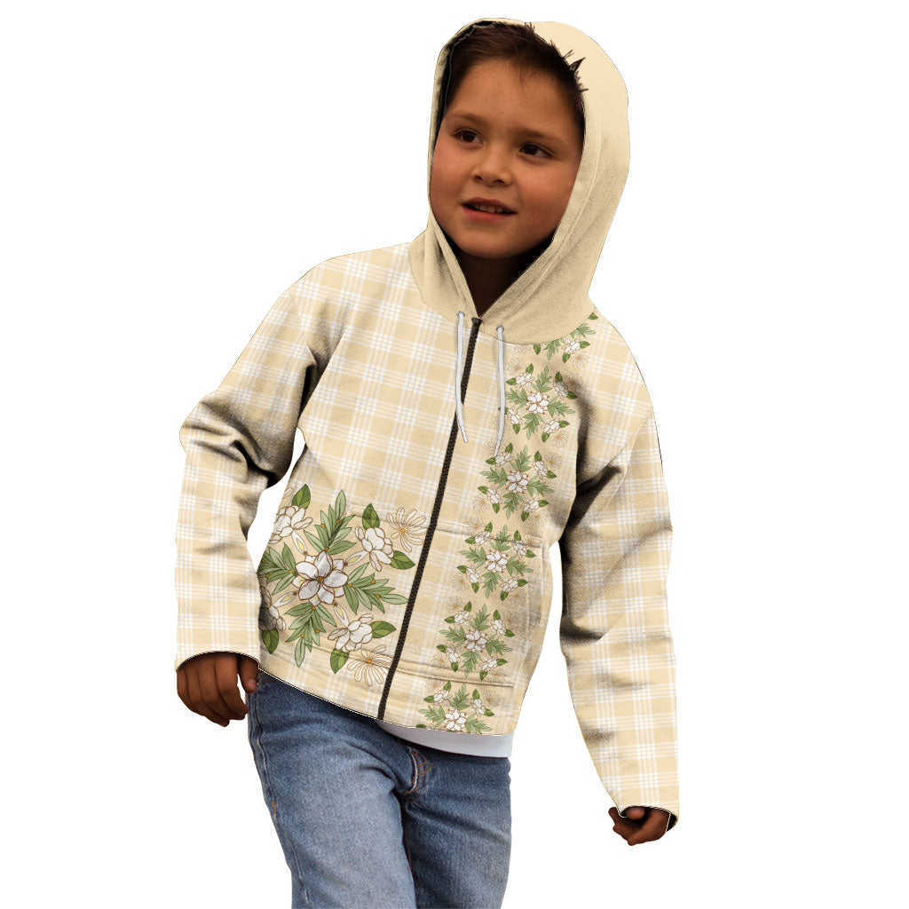 Melemele Ahiahia Hawai'i Palaka Squares Maile Leaf Kid Hoodie Flowers Hawaiian Quilt Patterns