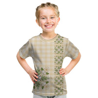 Melemele Ahiahia Hawai'i Palaka Squares Maile Leaf Kid T Shirt Flowers Hawaiian Quilt Patterns