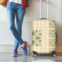 Melemele Ahiahia Hawai'i Palaka Squares Maile Leaf Luggage Cover Flowers Hawaiian Quilt Patterns