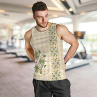 Melemele Ahiahia Hawai'i Palaka Squares Maile Leaf Men Tank Top Flowers Hawaiian Quilt Patterns
