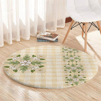Melemele Ahiahia Hawai'i Palaka Squares Maile Leaf Round Carpet Flowers Hawaiian Quilt Patterns