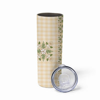 Melemele Ahiahia Hawai'i Palaka Squares Maile Leaf Skinny Tumbler Flowers Hawaiian Quilt Patterns