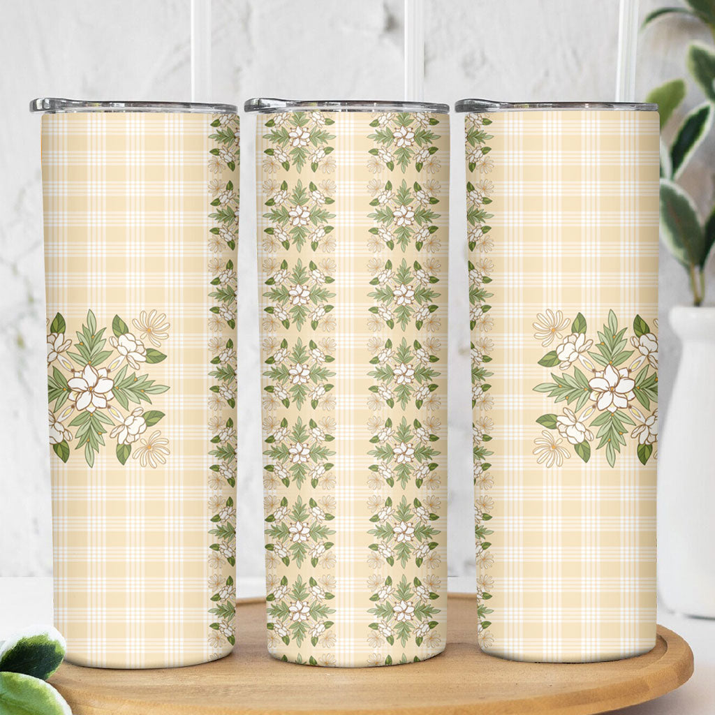 Melemele Ahiahia Hawai'i Palaka Squares Maile Leaf Skinny Tumbler Flowers Hawaiian Quilt Patterns