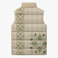 Melemele Ahiahia Hawai'i Palaka Squares Maile Leaf Sleeveless Puffer Jacket Flowers Hawaiian Quilt Patterns