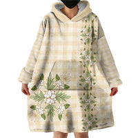 Melemele Ahiahia Hawai'i Palaka Squares Maile Leaf Wearable Blanket Hoodie Flowers Hawaiian Quilt Patterns