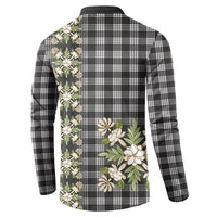 Pauli Hawai'i Palaka Squares Maile Leaf Button Sweatshirt Flowers Hawaiian Quilt Patterns