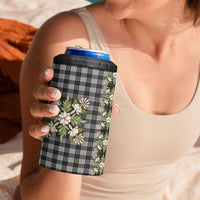 Pauli Hawai'i Palaka Squares Maile Leaf 4 in 1 Can Cooler Tumbler Flowers Hawaiian Quilt Patterns