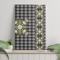 Pauli Hawai'i Palaka Squares Maile Leaf Canvas Wall Art Flowers Hawaiian Quilt Patterns