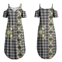 Pauli Hawai'i Palaka Squares Maile Leaf Couples Matching Summer Maxi Dress and Long Sleeve Button Shirt Flowers Hawaiian Quilt Patterns
