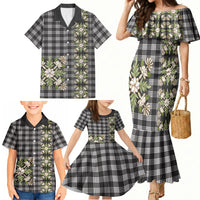 Pauli Hawai'i Palaka Squares Maile Leaf Family Matching Mermaid Dress and Hawaiian Shirt Flowers Hawaiian Quilt Patterns