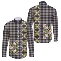 Pauli Hawai'i Palaka Squares Maile Leaf Family Matching Off Shoulder Maxi Dress and Hawaiian Shirt Flowers Hawaiian Quilt Patterns